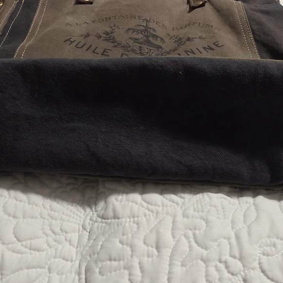 Myra Bag Brown and Gray Tote - Picture 9 of 11